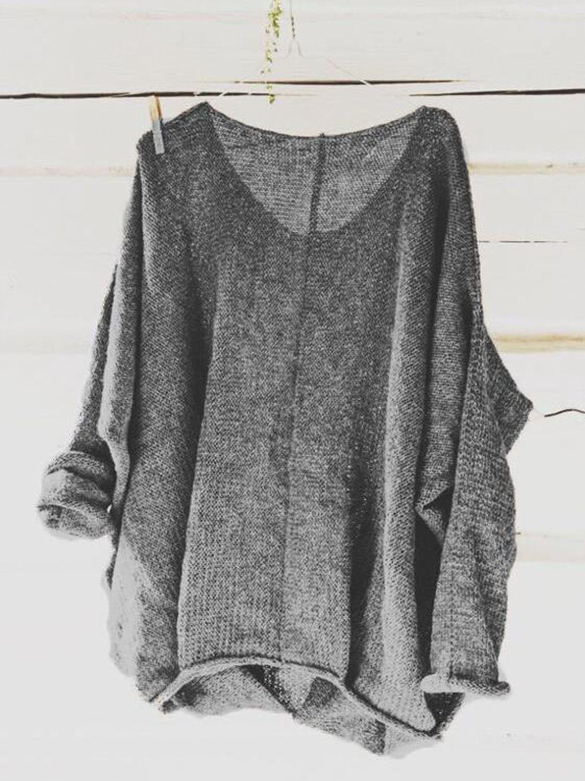 sale-fashion-style-dateoutfit-freeshipping-casual-knitted-long-sleeve-v-neck-solid-blouse