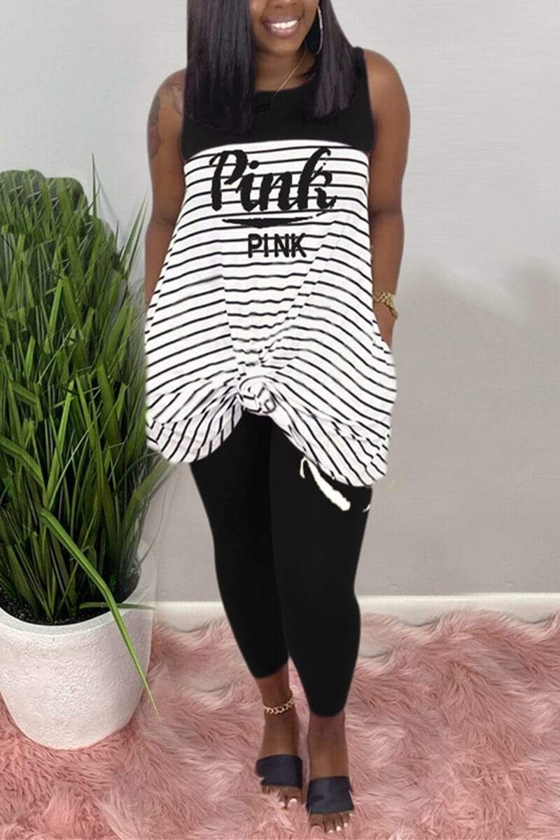casual-striped-letters-printing-sleeveless-set