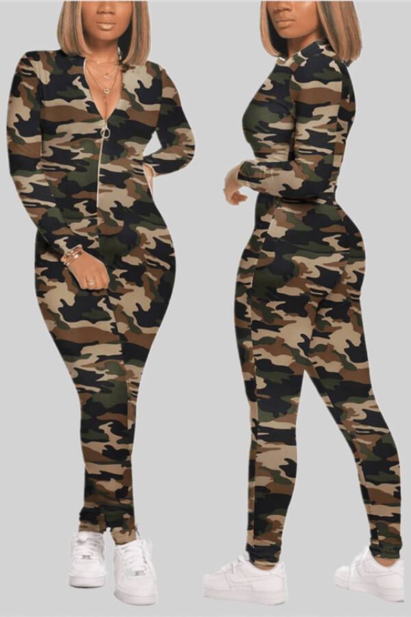 fashion-casual-regular-printed-zipper-jumpsuit
