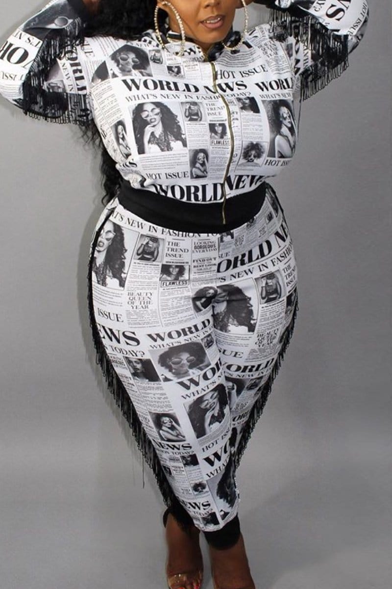 casual-patchwork-plus-size-print-two-piece