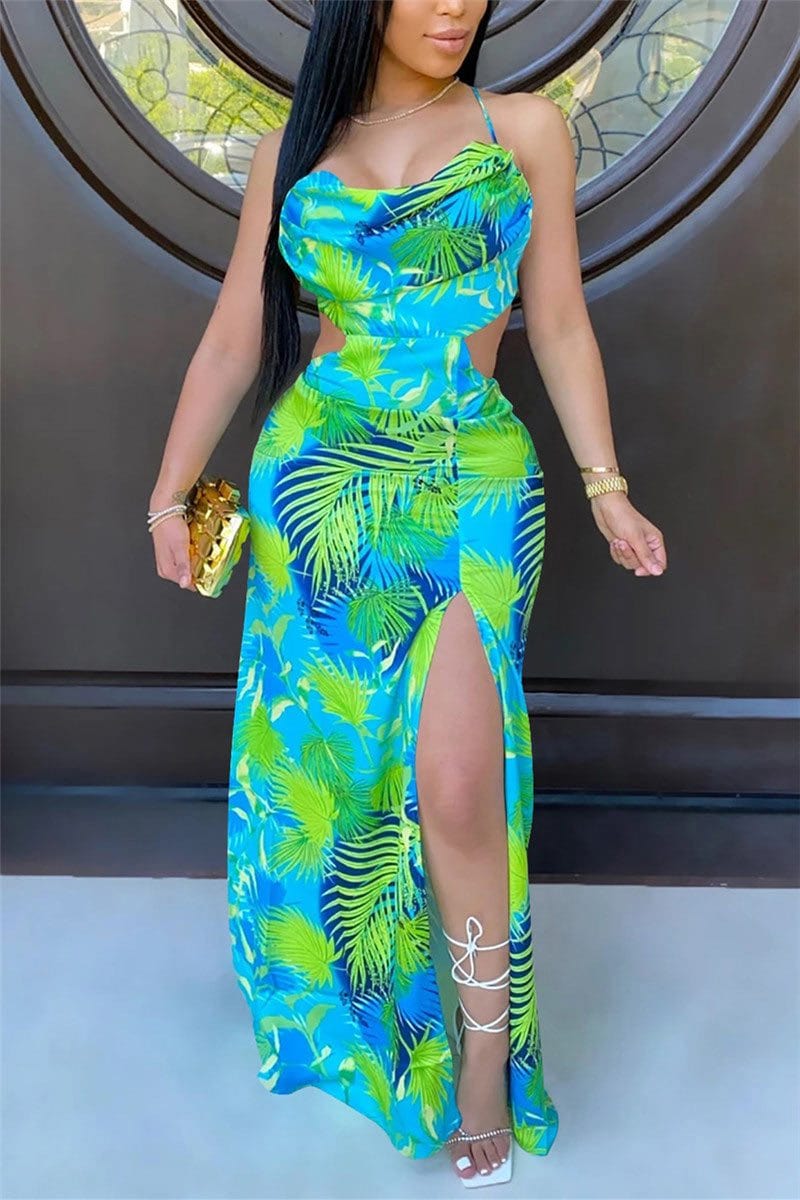 sexy-off-the-shoulder-print-beach-dress