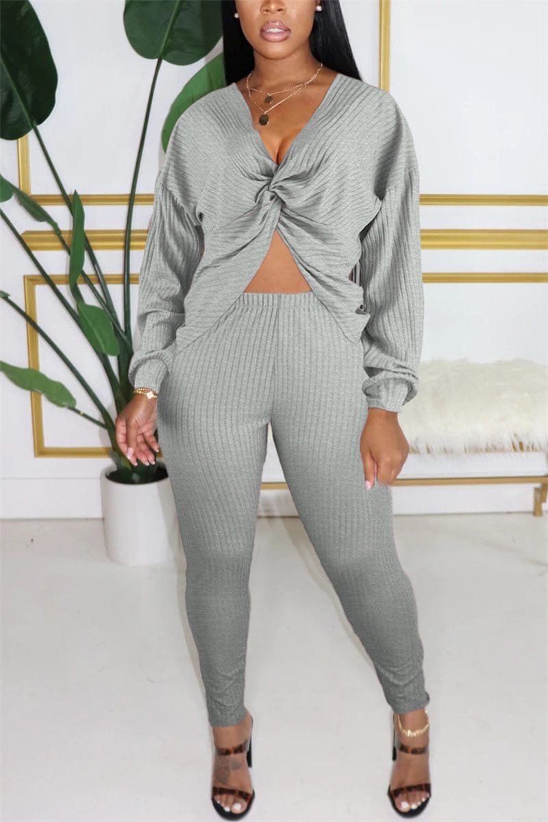 casual-deep-v-short-two-piece