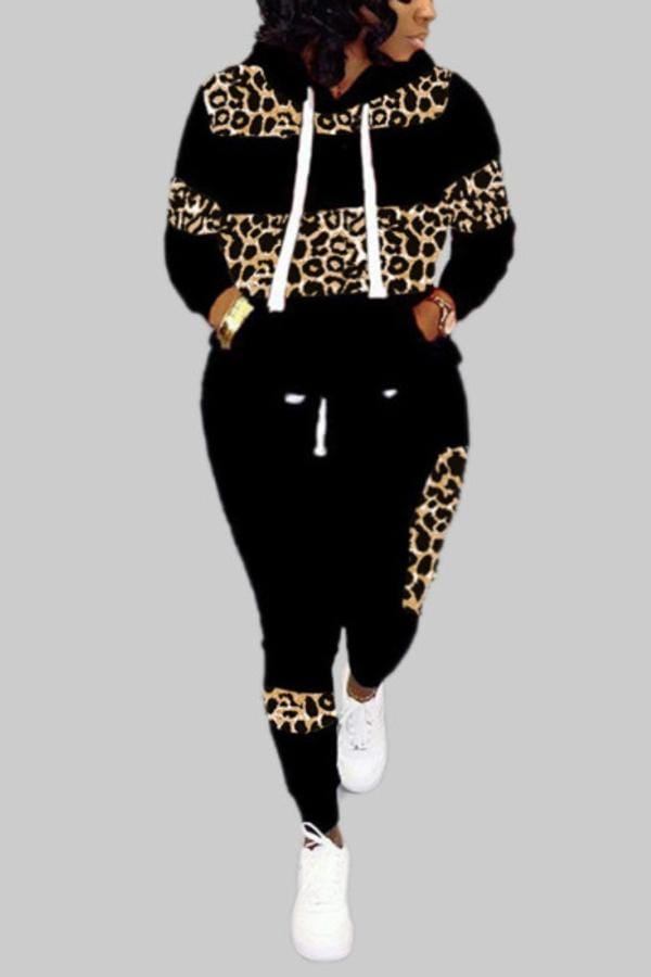 fashion-hooded-collar-print-plus-size-set