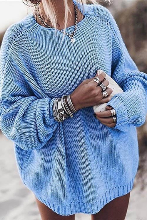 casual-loose-pure-color-sweater