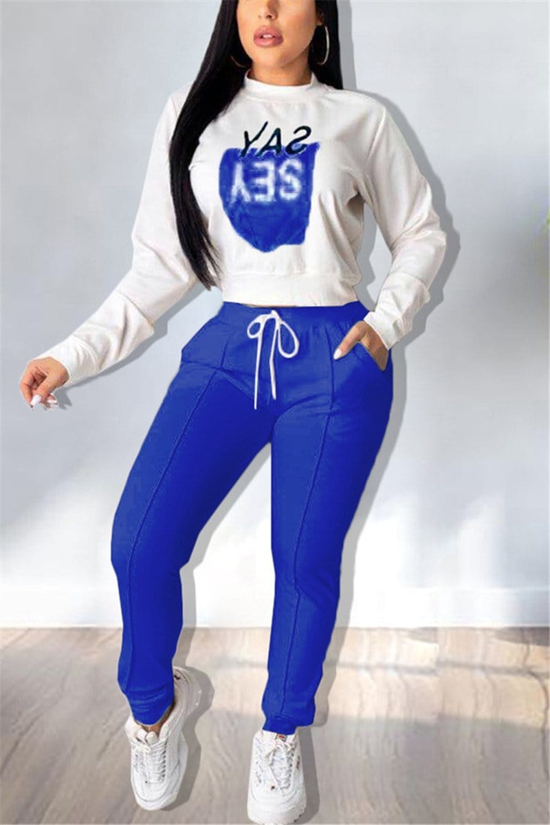 casual-sports-print-pants-set
