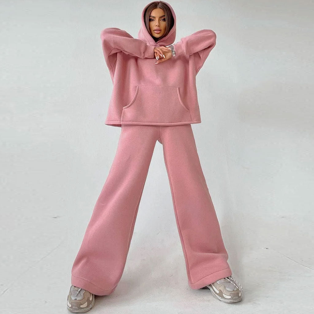 athletic-solid-long-sleeve-wide-leg-hoodie-matching-set-pink