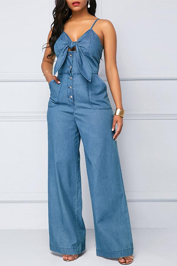 casual-solid-color-wide-leg-jumpsuits
