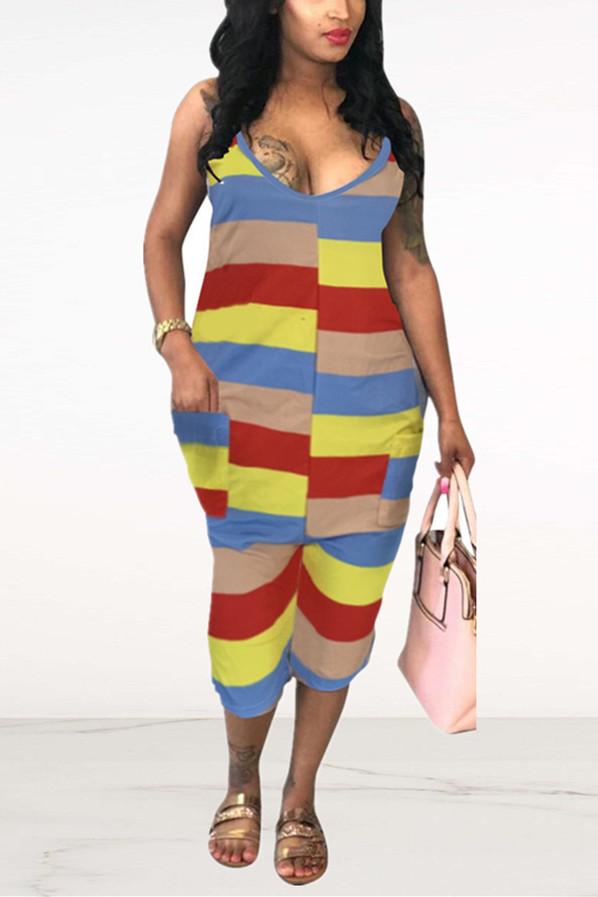 sexy-color-striped-suspenders-jumpsuit