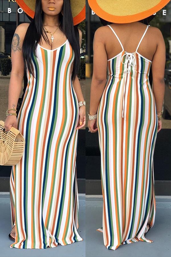 sexy-striped-backless-sling-split-dress