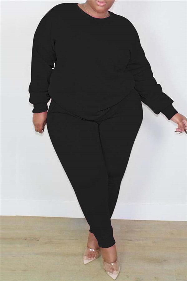 fashion-casual-basic-solid-color-two-pieces