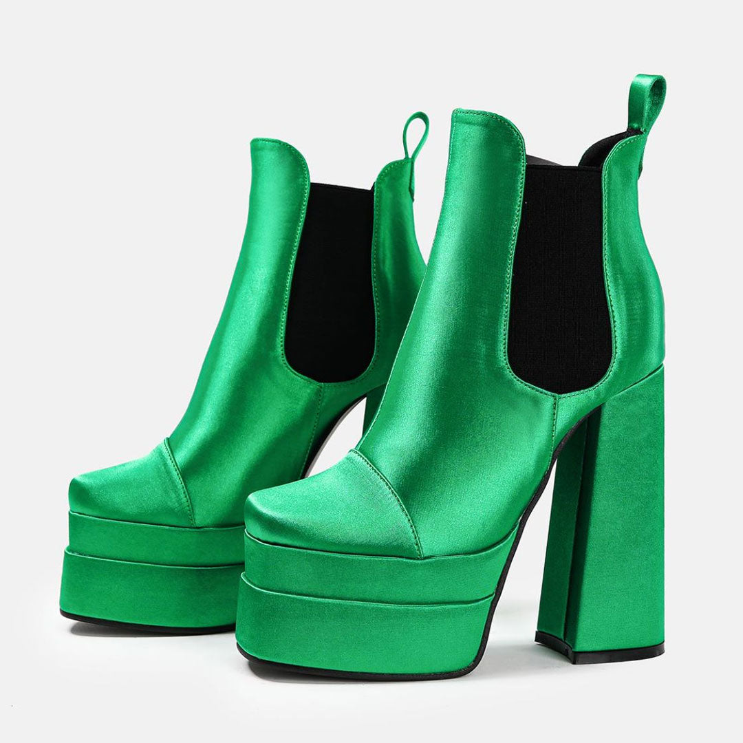 vogueregion-vibrant-square-toe-chunky-high-heel-platform-ankle-boots-green