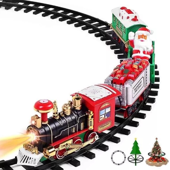 Christmas Train Set with Lights and Sounds