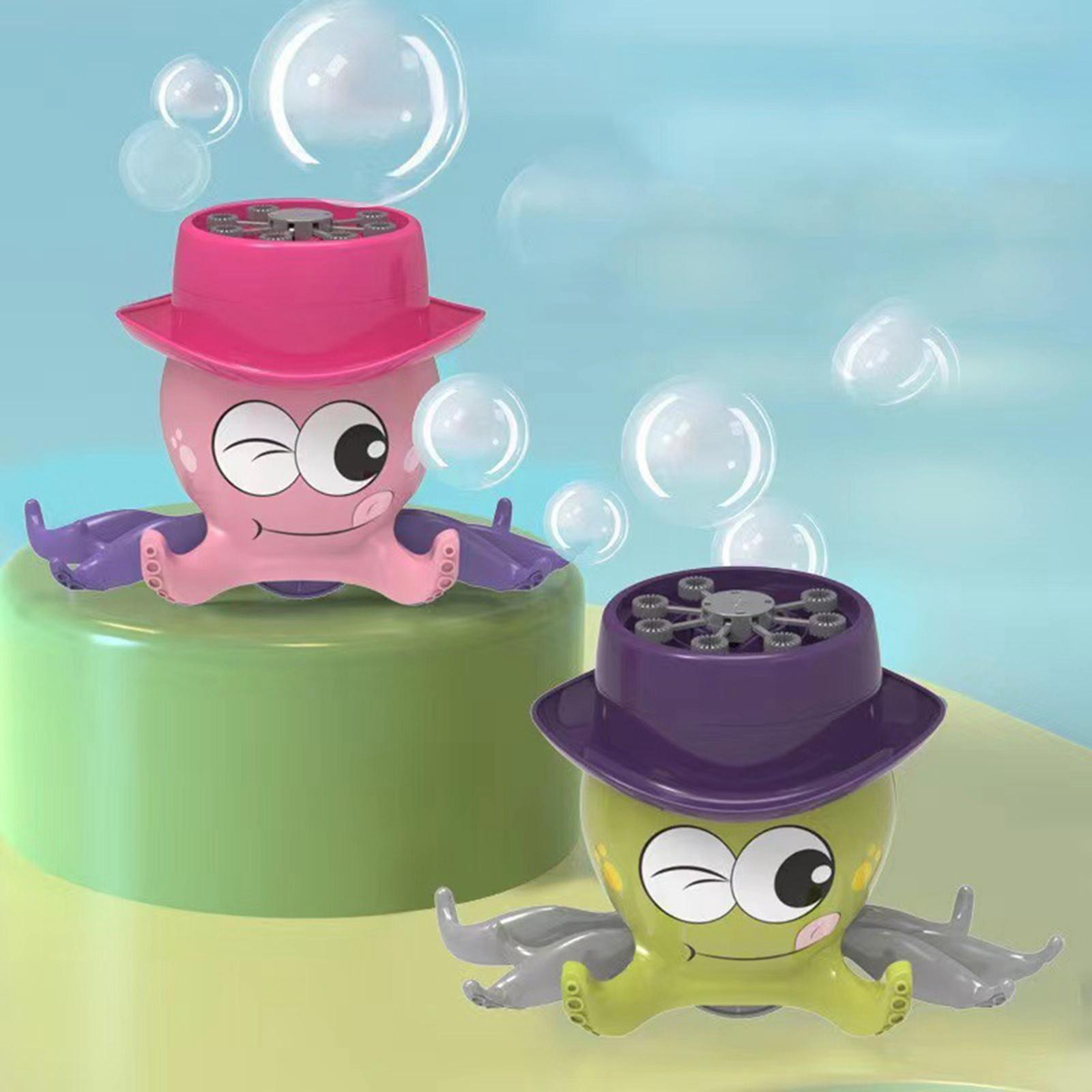 Octopus bubble machine