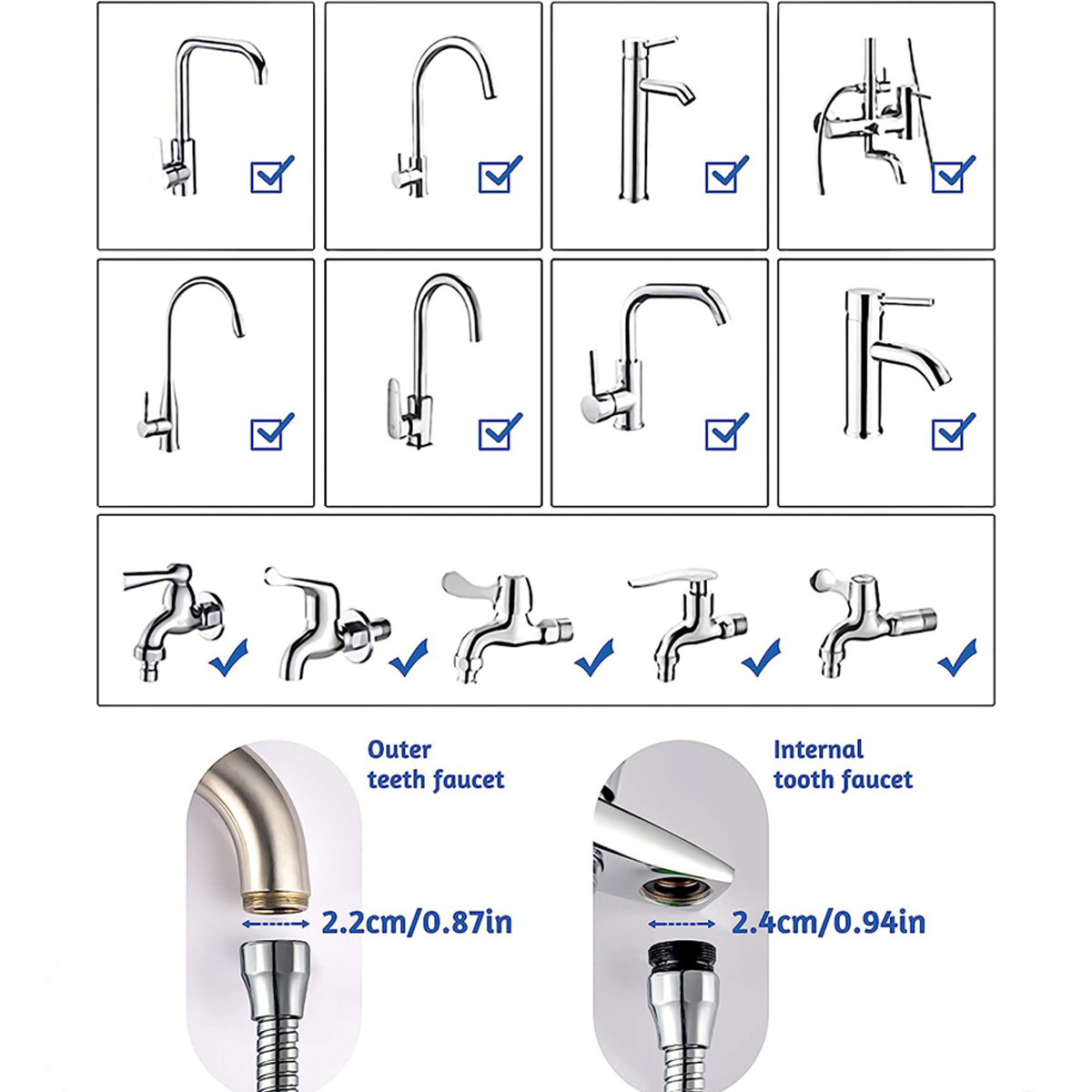 360° rotatable booster faucet