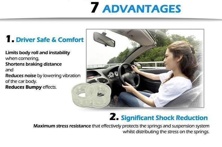 Independent suspension Power Cushion Buffer Coil Spring Rubber