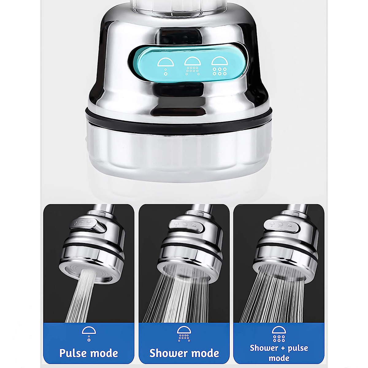 360° rotatable booster faucet
