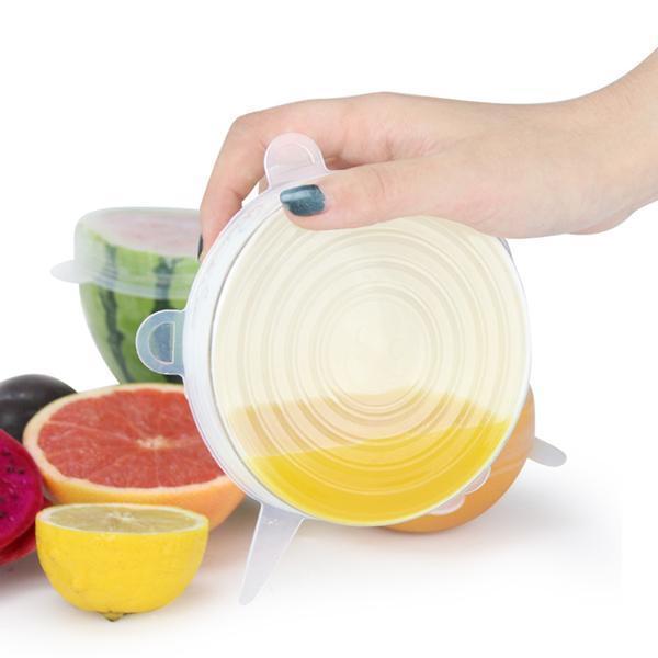 Adjustable Silicone Stretch Lids And Seal Food And Bowl Covers