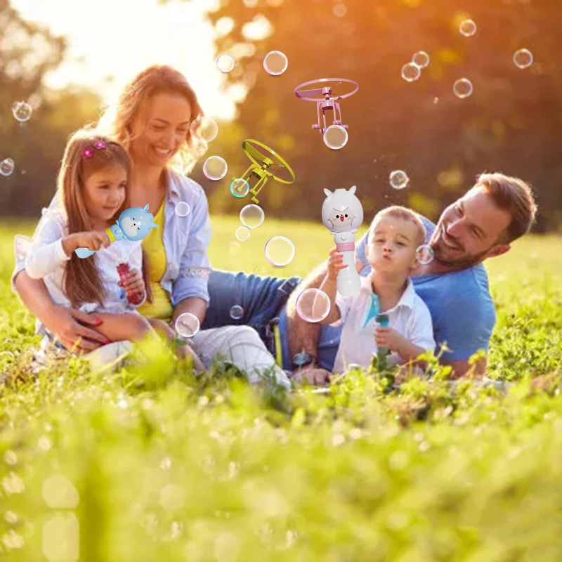 2021 New Flying Bamboo Dragonfly Bubble Machine