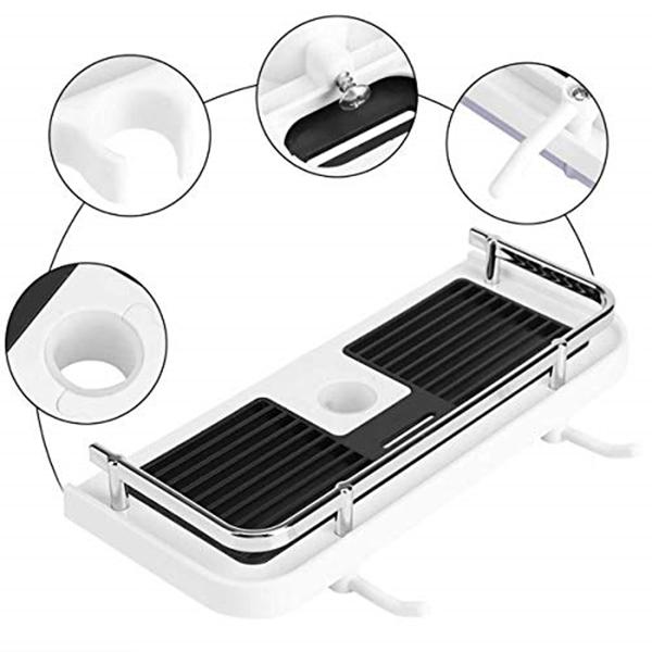 Adjustable Bathroom Pole Shower Shelf