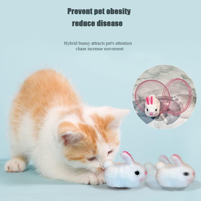 Electric bunny rolling ball toy