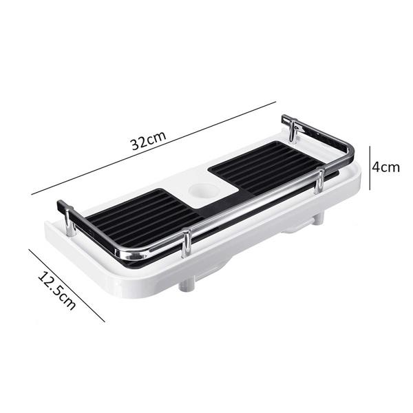 Adjustable Bathroom Pole Shower Shelf