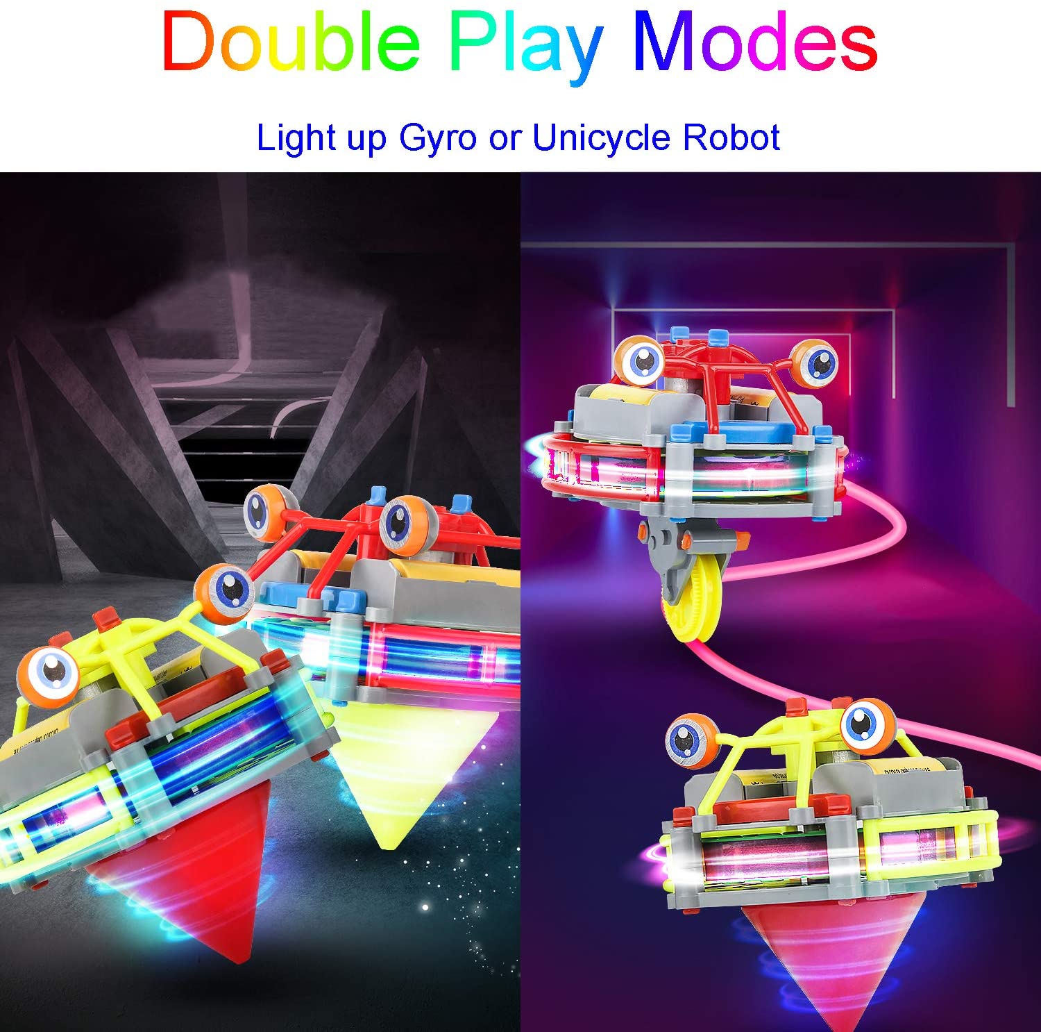 2-in-1 unicycle robot