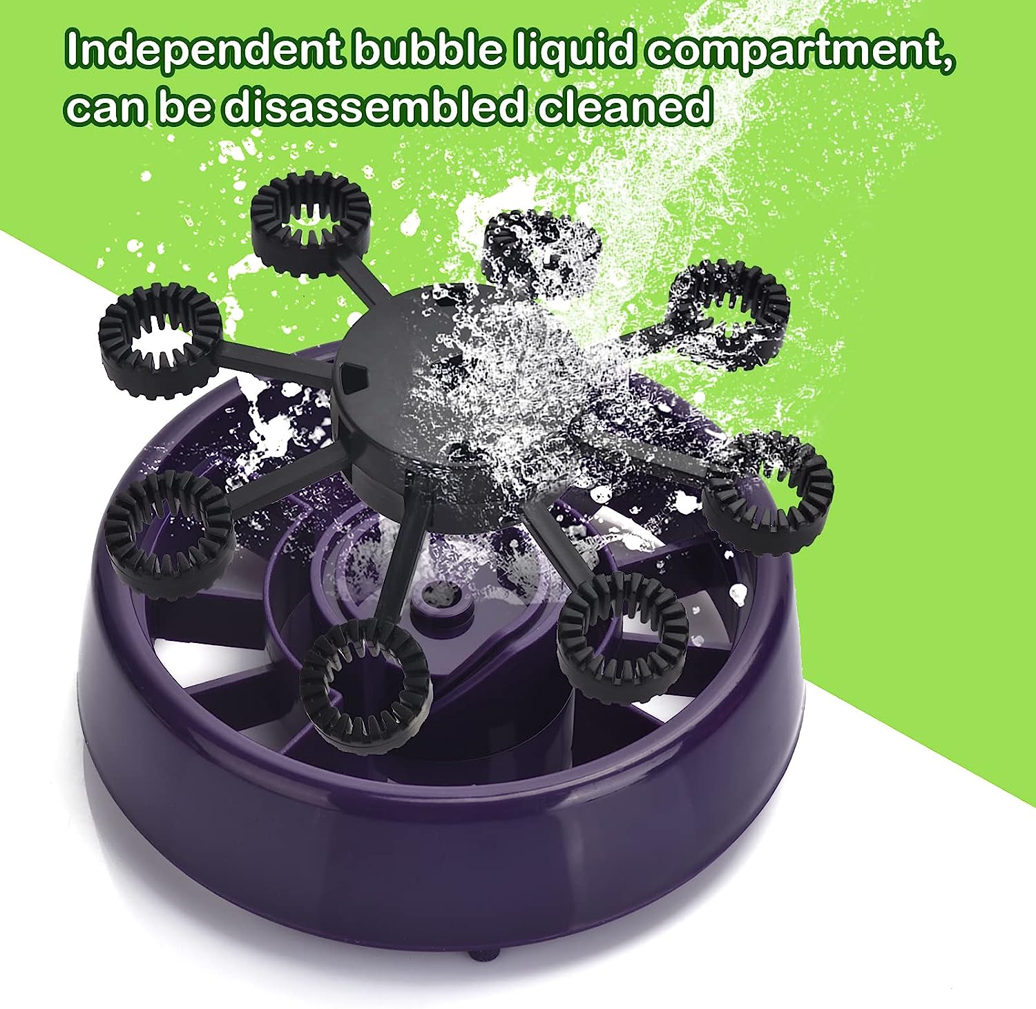 Octopus bubble machine