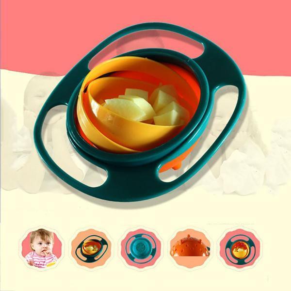 360 Rotating Spillproof Bowl🍚👶