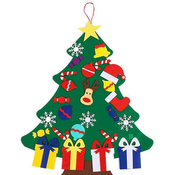 DIY felt christmas tree（Best Gift For Children.）