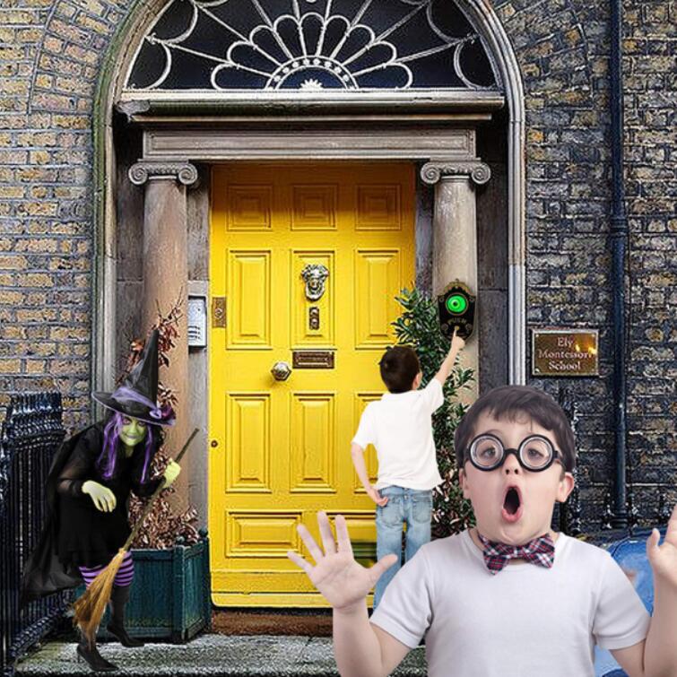 Halloween funny doorbell