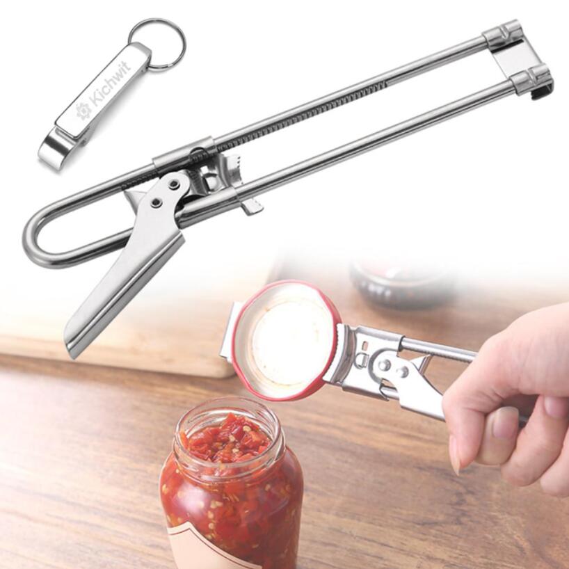Adjustable can opener (Free keychain bottle opener)