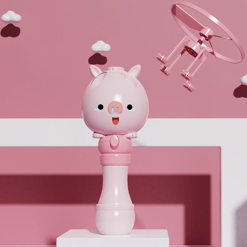 2021 New Flying Bamboo Dragonfly Bubble Machine