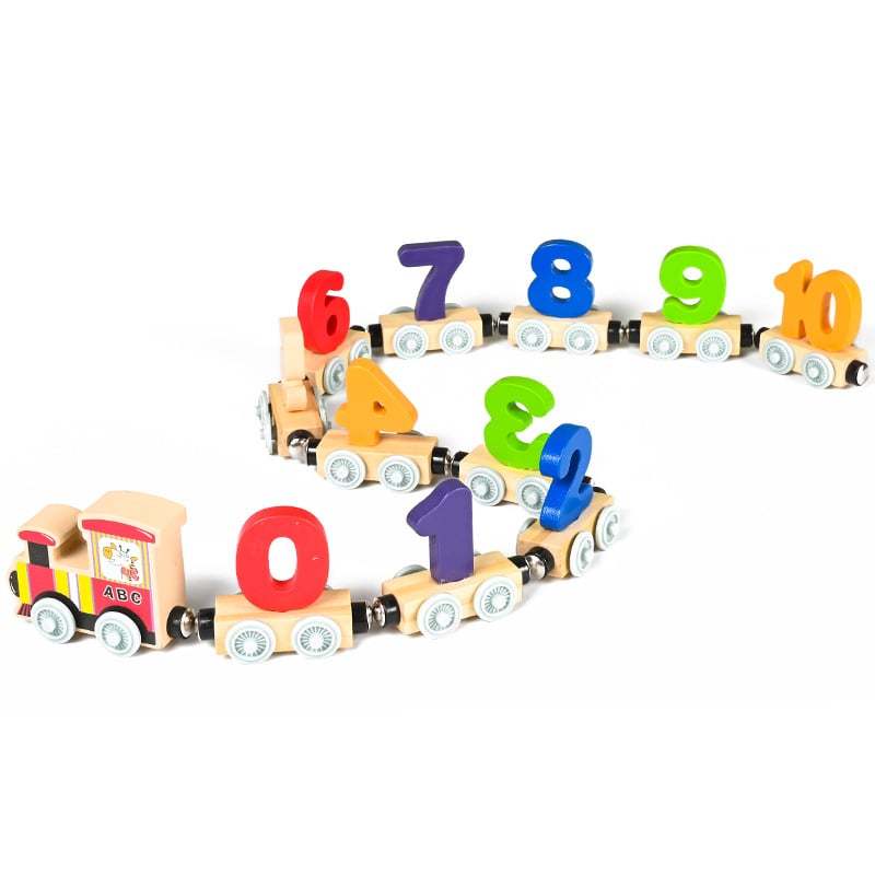 🔥Last Day Promotion 40% OFF - Numbers And Letters Magnetic Train Puzz