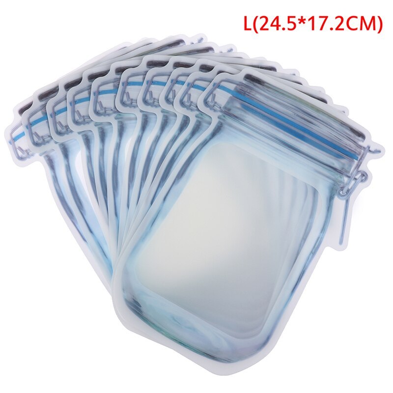 Reusable Mason Bottle Ziplock Bags