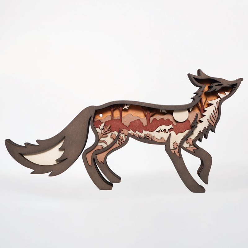 HOT SALE🔥-Running Fox Carving Handcraft Gift