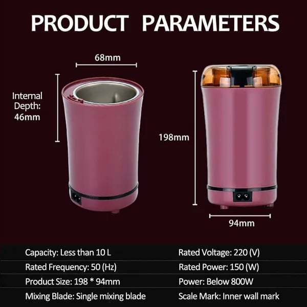 🌲Early Christmas Sale- SAVE 48% OFF)Mini Kitchen Electric Cereal Grinder