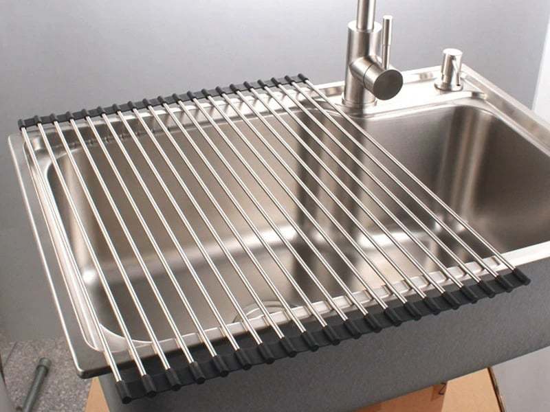 (🔥NEW YEAR SALE-49% OFF)-Portable Stainless Steel Rolling Rack (BUY 2 GET FREE SHIPPING)