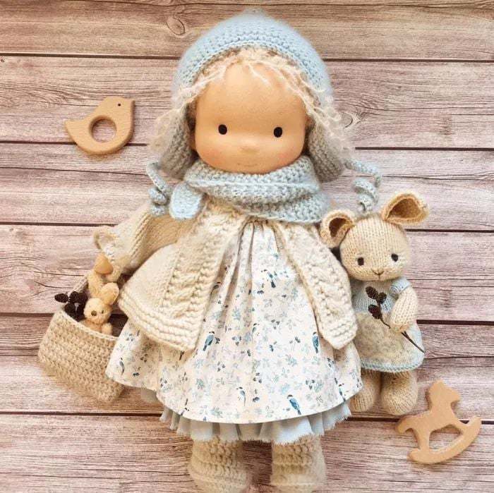 ALL🎁🎁The Best Gift for Kids-Handmade Waldorf Doll👧(Buy2 Free Shippi