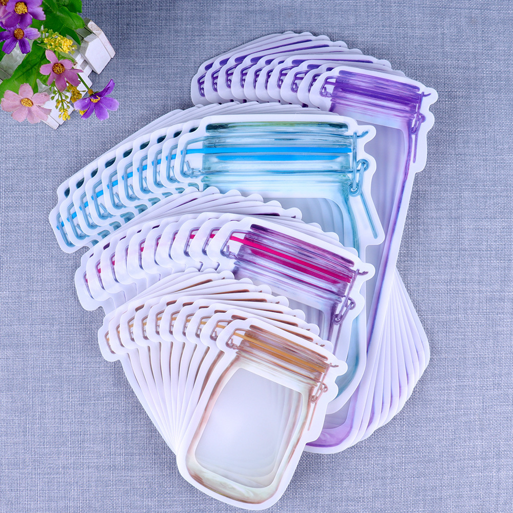 🔥SAVE $30🔥REUSABLE MASON BOTTLE ZIPLOCK BAGS