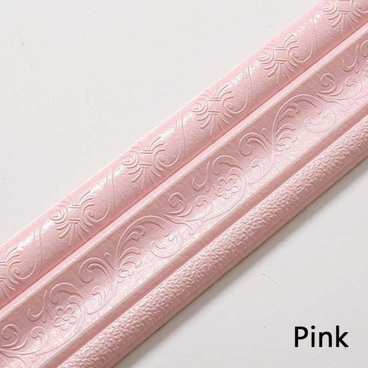 🔥Last Day Promotion - 49% OFF🔥 Self-Adhesive Environmental Protection 3D Wall Edging Strip (7.55 FEET/ROLL)
