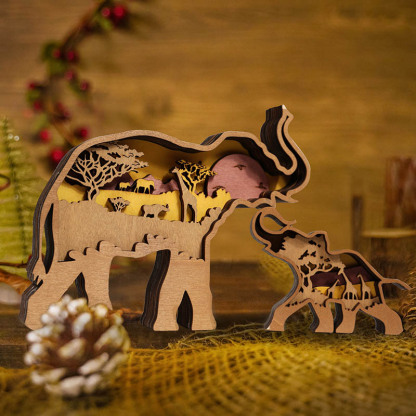 Elk Carving Handcraft Gift