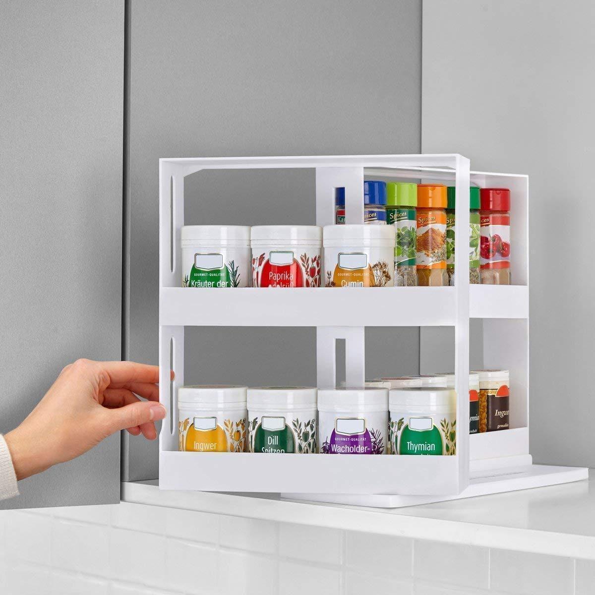 Rotating Kitchen Storage Rack