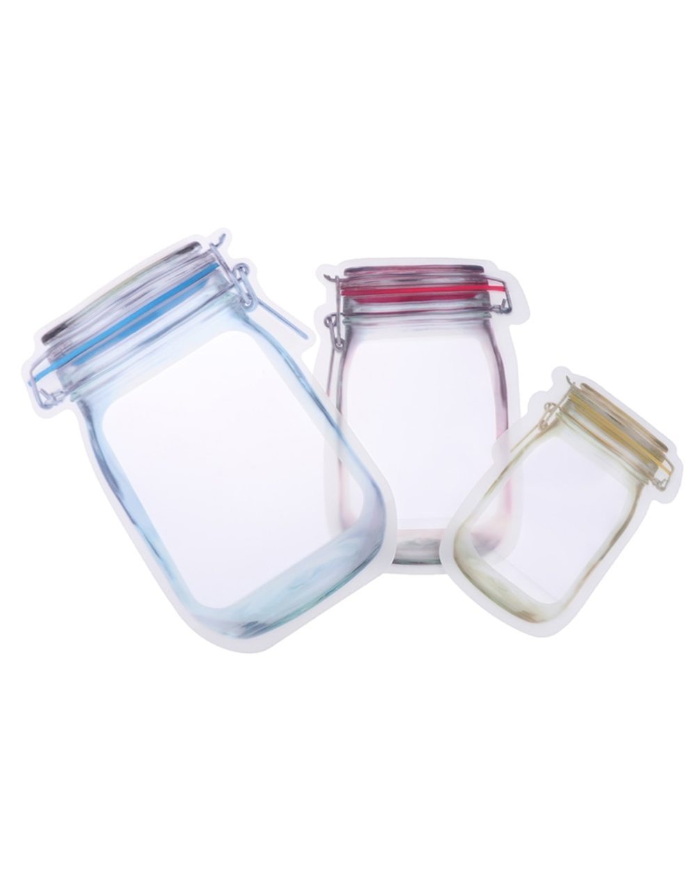 Reusable Mason Bottle Ziplock Bags