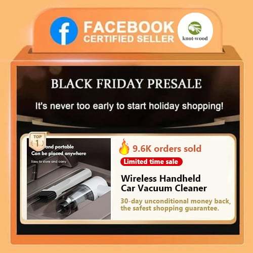 Last Day Promotion 70% 0ff- Wireless Handheld Car Vacuum Cleaner