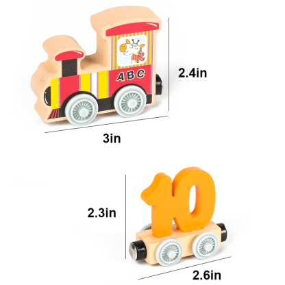 🔥Last Day Promotion 40% OFF - Numbers And Letters Magnetic Train Puzz
