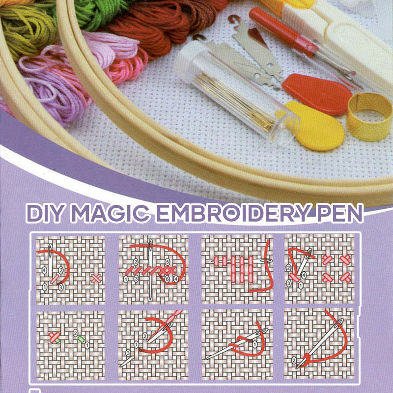 diy magic embroidery pen