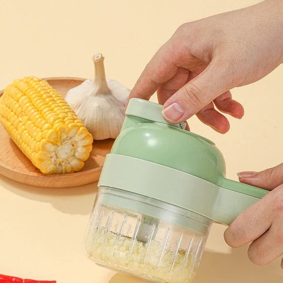 🔥Black Friday 49% OFF🔥 -4 IN 1 PORTABLE ELECTRIC VEGETABLE CUTTER SET