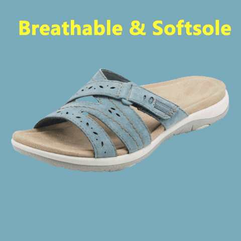 New Comfortable Leather Belt Slippers