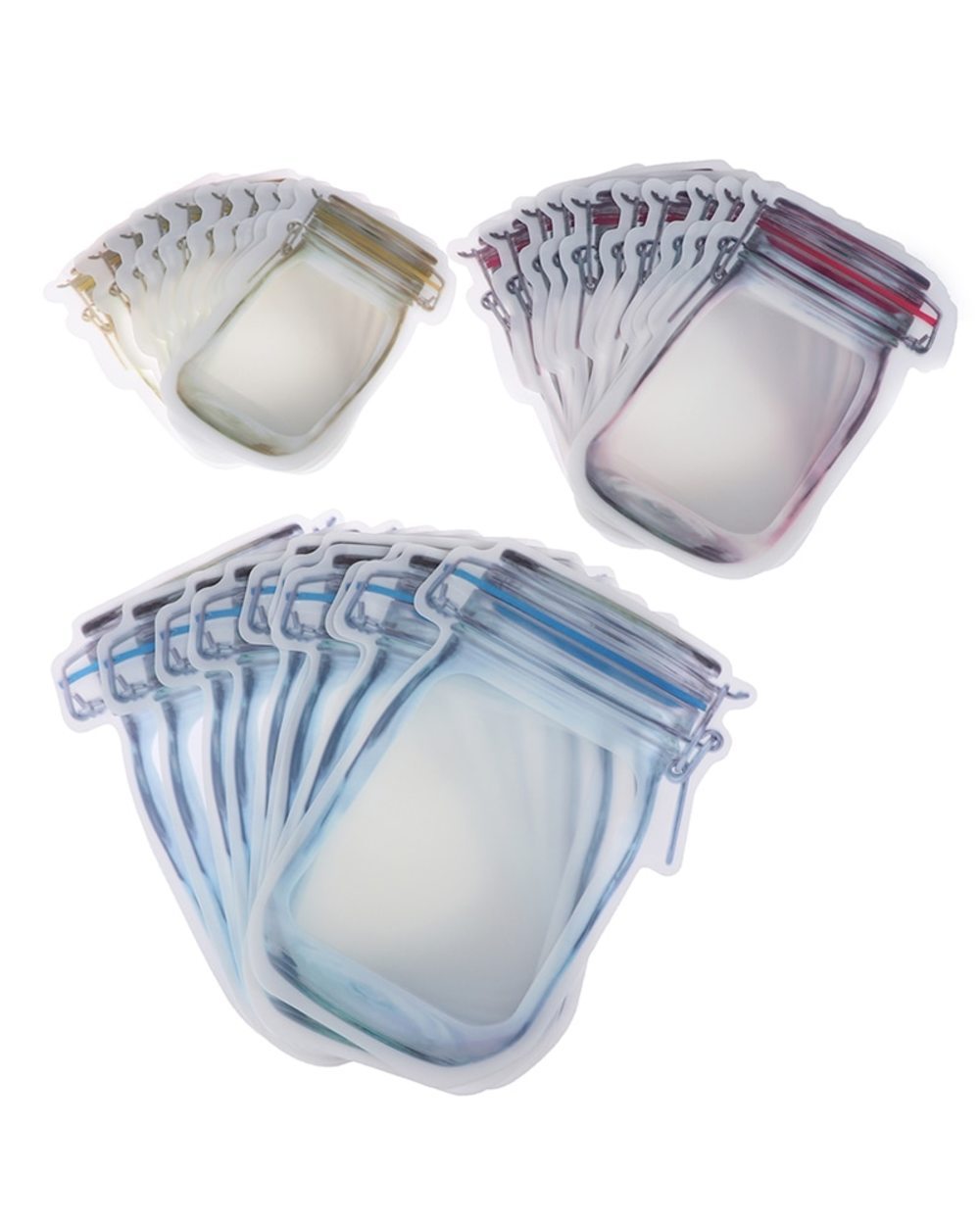 Reusable Mason Bottle Ziplock Bags