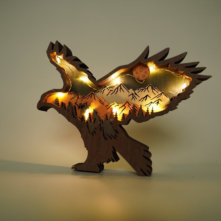Elk Carving Handcraft Gift